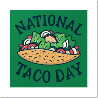 National Taco Day – October 4 Posters and Art